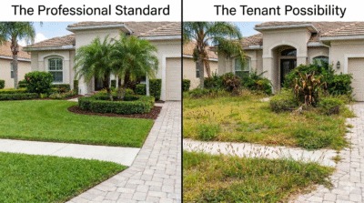 The Professional Lawn vs the Tenant Lawn