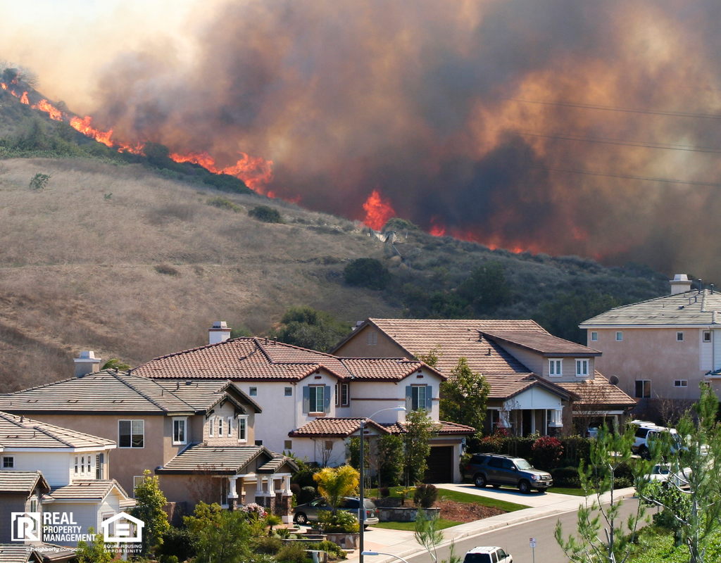 Culver City Rental Property in Front of a Wildfire