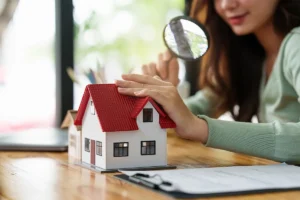 Property manager discussing rental property management options with an owner in Irvine, California.