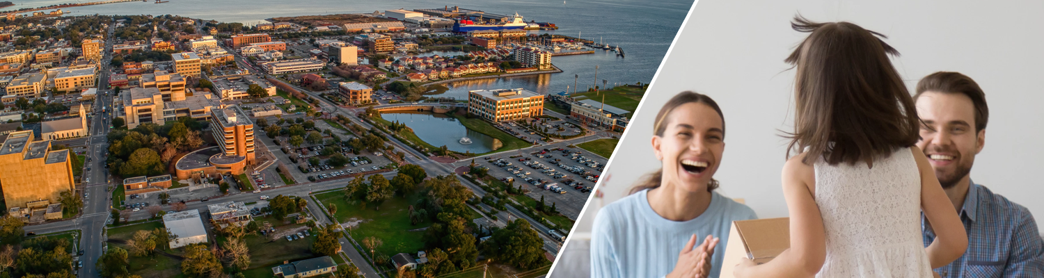 Local introductory image welcoming visitors to Real Property Management Oceanfront