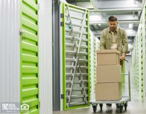 St. George Man Moving Boxes into a Storage Unit