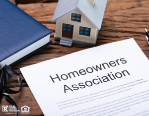 Homeowners Association Paperwork on a Desk