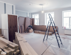 Round Rock House in the Midst of Remodeling Construction