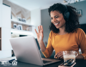 Woman in Buda Home Office
