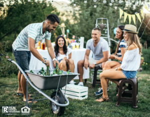 Outdoor Gathering in Austin Yard